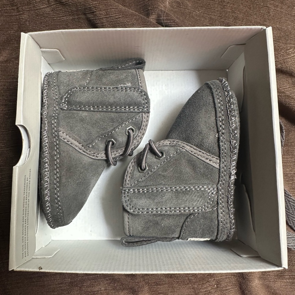 UGG Gray Baby Booties
